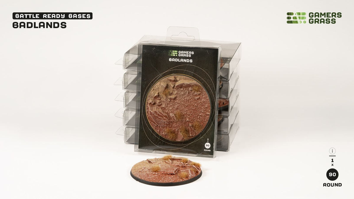 Badlands Bases Round 90mm (x1)