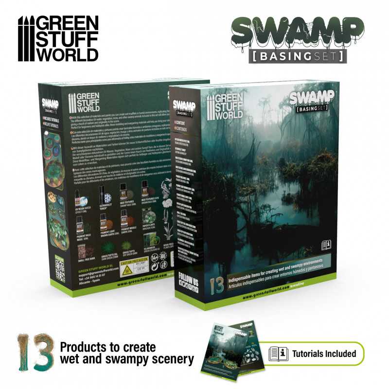 Green Stuff World – Terrain Set – Swamp – with 17 ml UV Resin