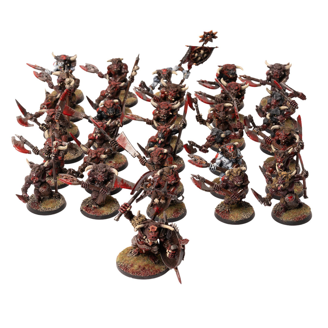 Warhammer Tiermenschen - bemalte Armee