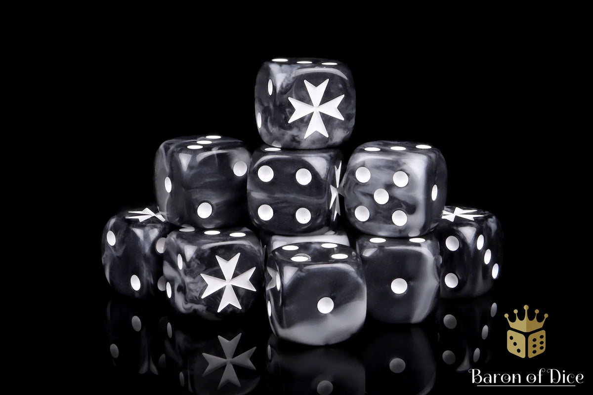 Knight Templars 16mm Dice – Rounded (25)
