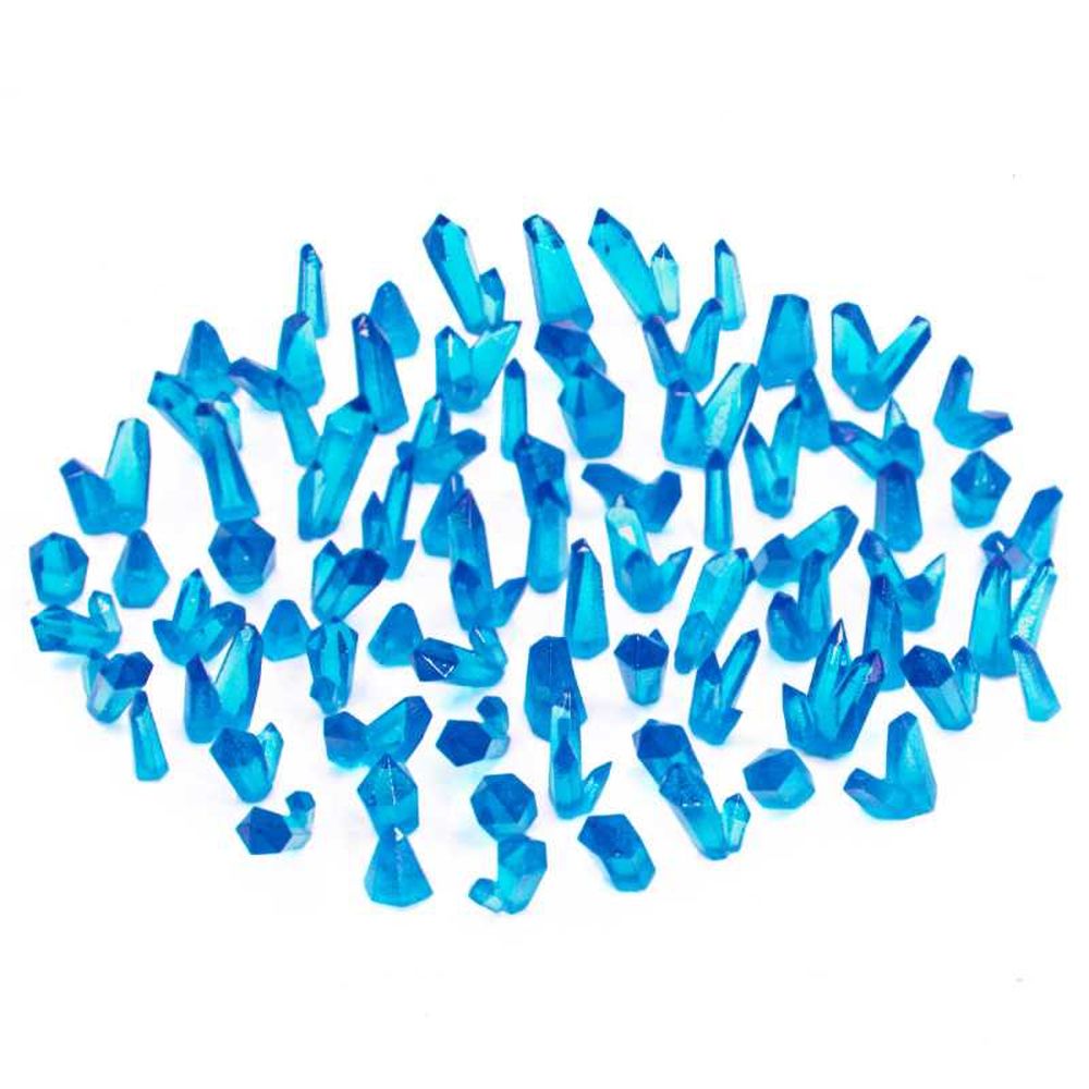 Green Stuff World – Resin Crystals – Blue, Small – 80 Pieces, 6–10 mm