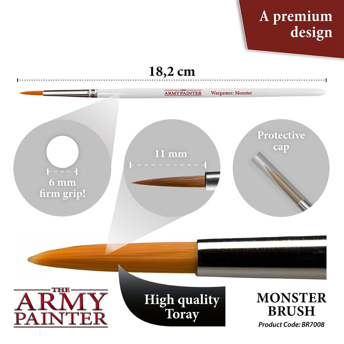 The Army Painter – Wargamer Brush Monster – 1 Pinsel