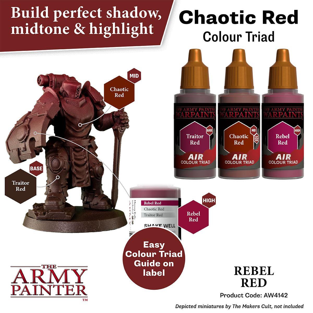 The Army Painter – Warpaints Air Rebel Red – 18 ml