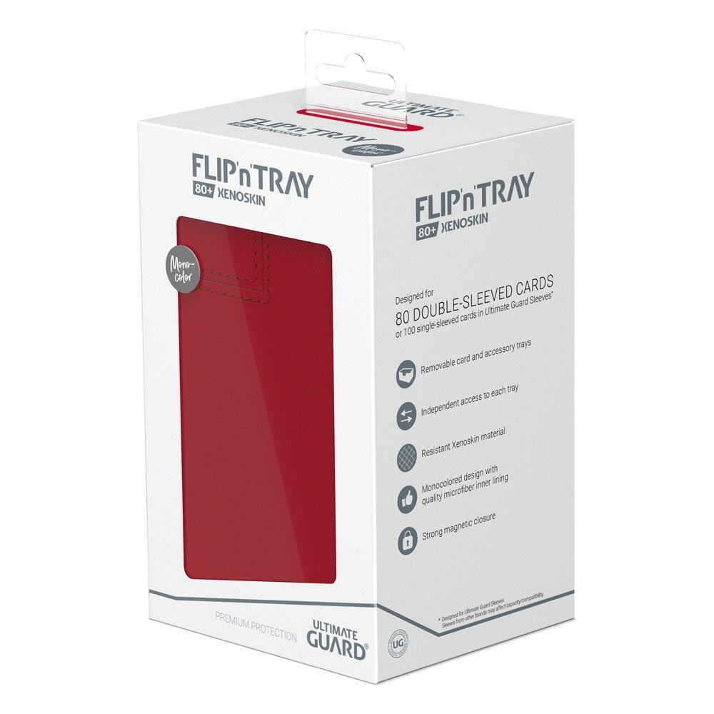 Ultimate Guard – Flip'n'Tray 80+ Xenoskin Monocolor Red