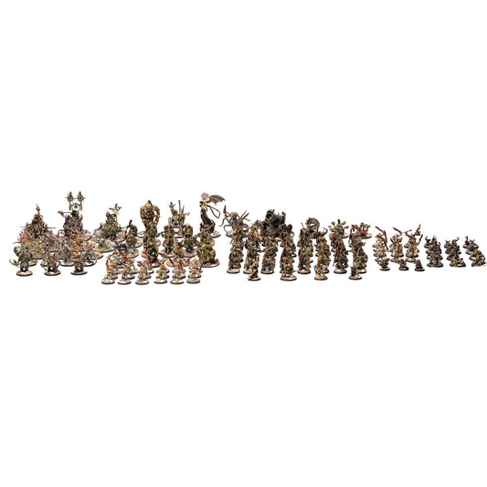 Warhammer Chaos/Nurgle- bemalte Armee