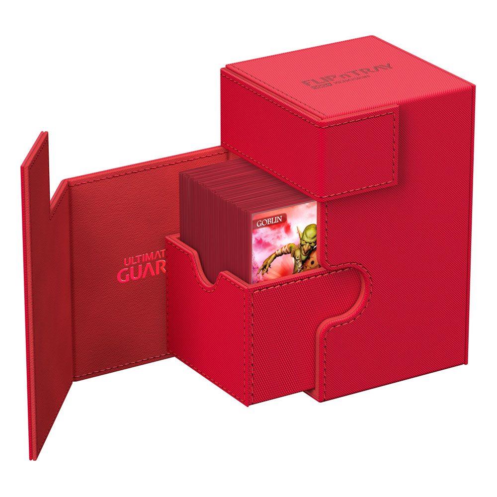 Ultimate Guard Twin Flip´n´Tray 100+ XenoSkin Monocolor Red