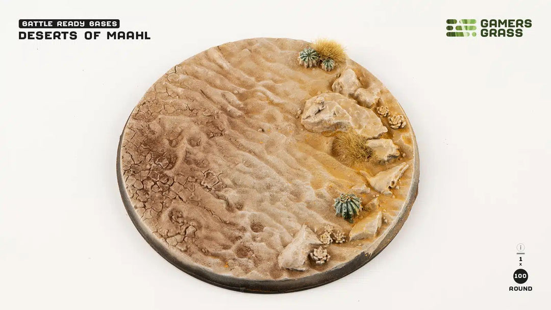 Deserts of Maahl Round 100mm (x1)