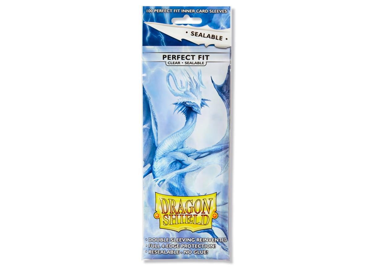 Dragon Shield – Perfect Fit Sealable Sleeves Clear – 100 Stück (Standardgröße)