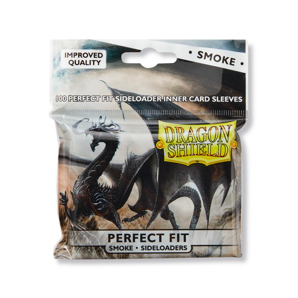 Dragon Shield – Perfect Fit Sideloading Sleeves Clear/Smoke – 100 Stück (Standardgröße)