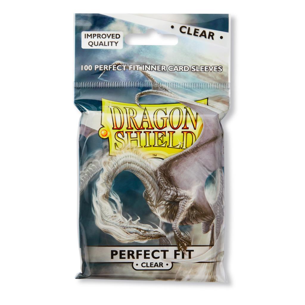 Dragon Shield – Perfect Fit Sleeves Clear/Clear – 100 Stück (Standardgröße)
