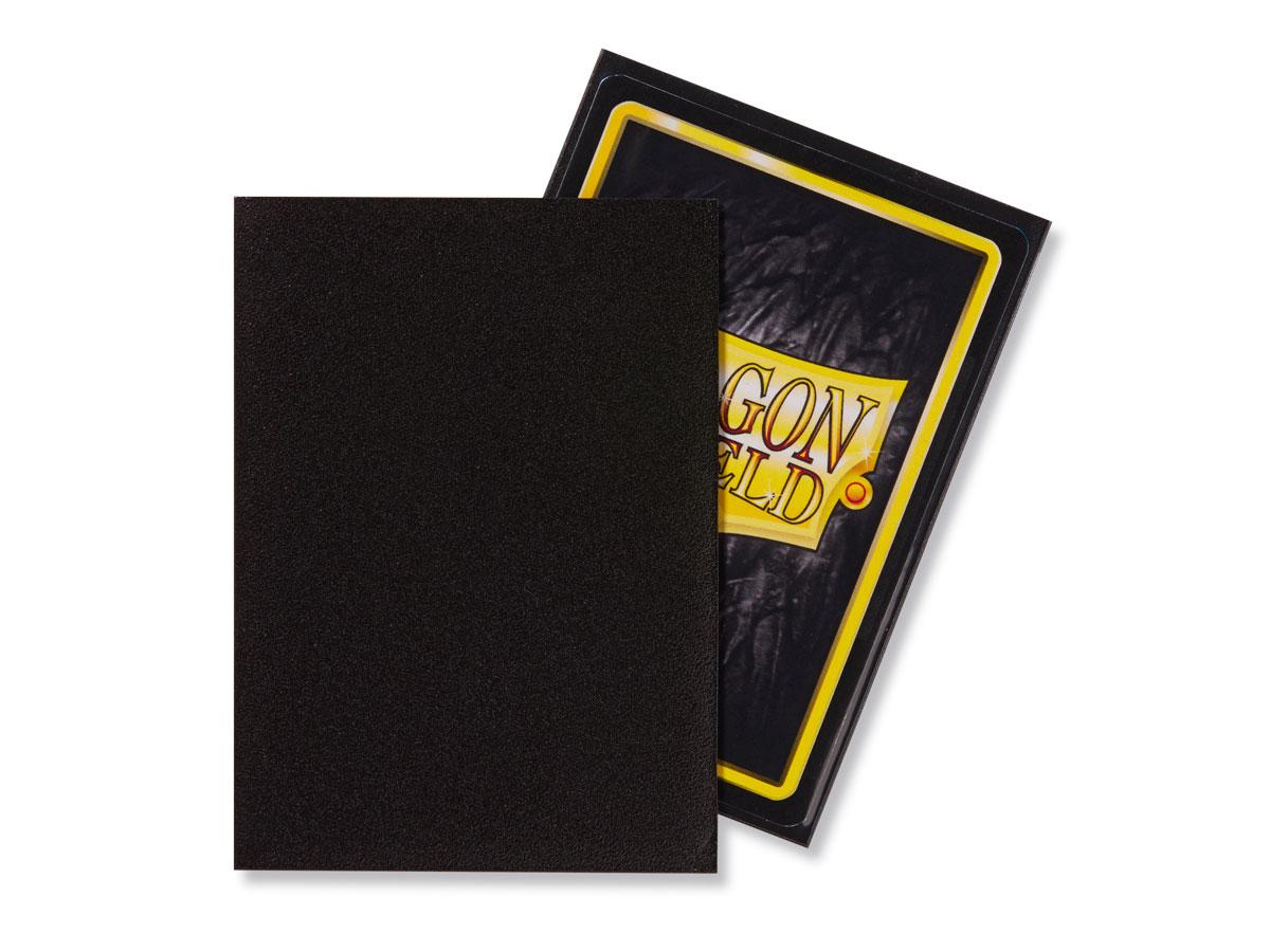 Dragon Shield – Matte Sleeves Black – 100 Stück (Standardgröße)