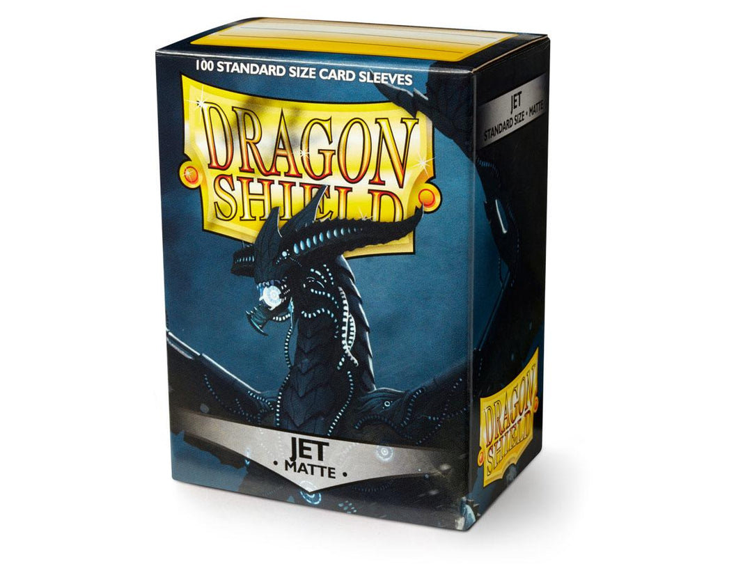 Dragon Shield – Matte Sleeves Jet – 100 Stück (Standardgröße)