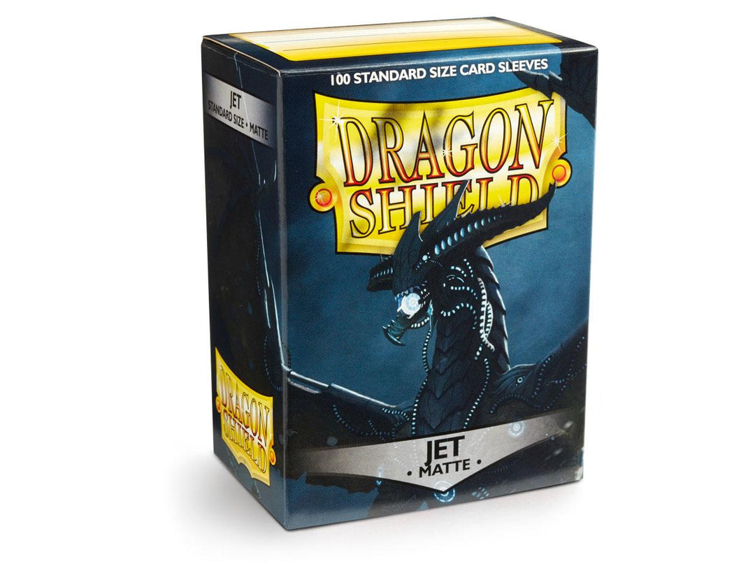 Dragon Shield – Matte Sleeves Jet – 100 Stück (Standardgröße)