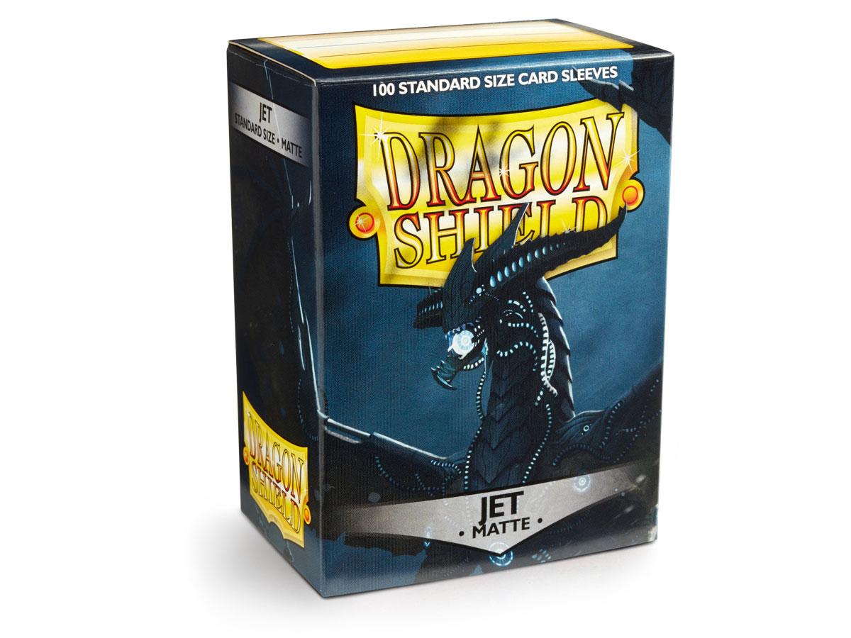 Dragon Shield – Matte Sleeves Jet – 100 Stück (Standardgröße)