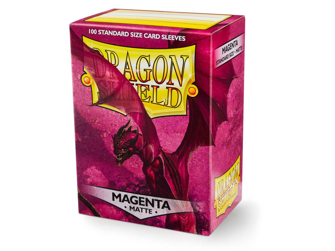 Dragon Shield – Matte Sleeves Magenta – 100 Stück (Standardgröße)
