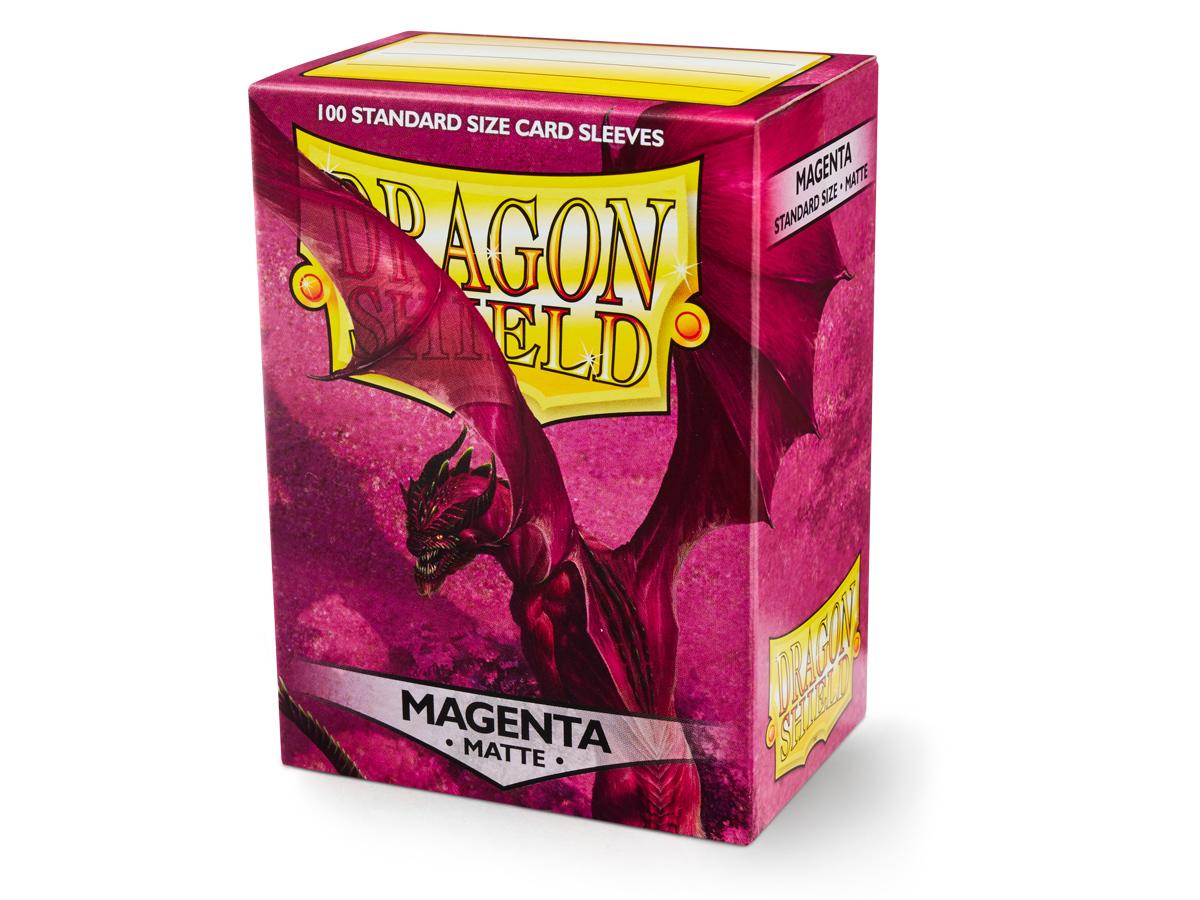 Dragon Shield – Matte Sleeves Magenta – 100 Stück (Standardgröße)