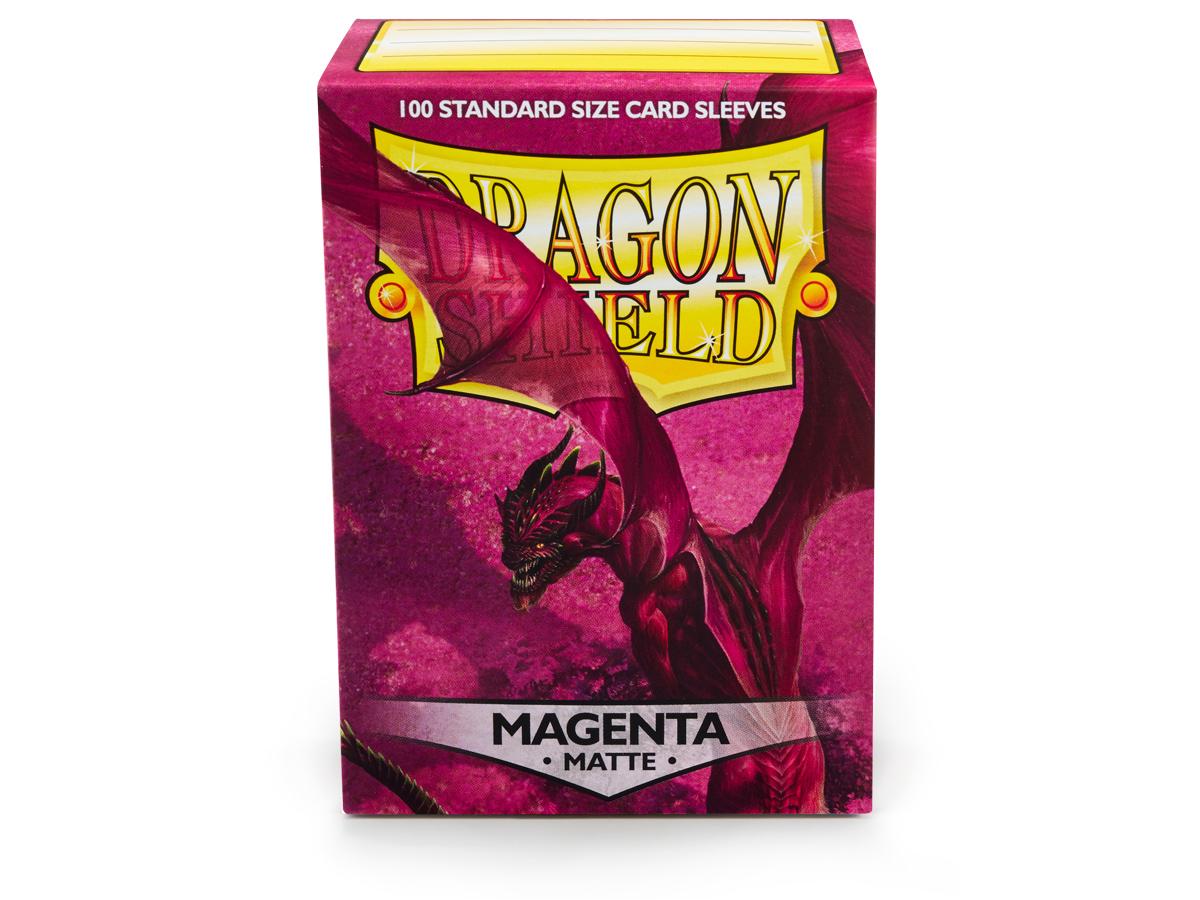 Dragon Shield – Matte Sleeves Magenta – 100 Stück (Standardgröße)