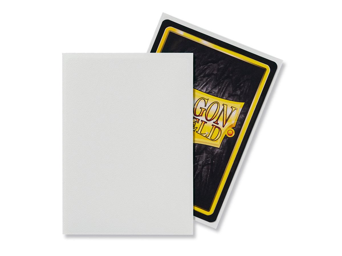 Dragon Shield – Matte Sleeves White – 100 Stück (Standardgröße)