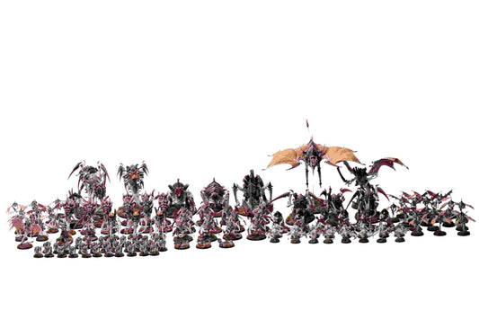 Tyraniden - bemalte Armee im Leviathan Schema