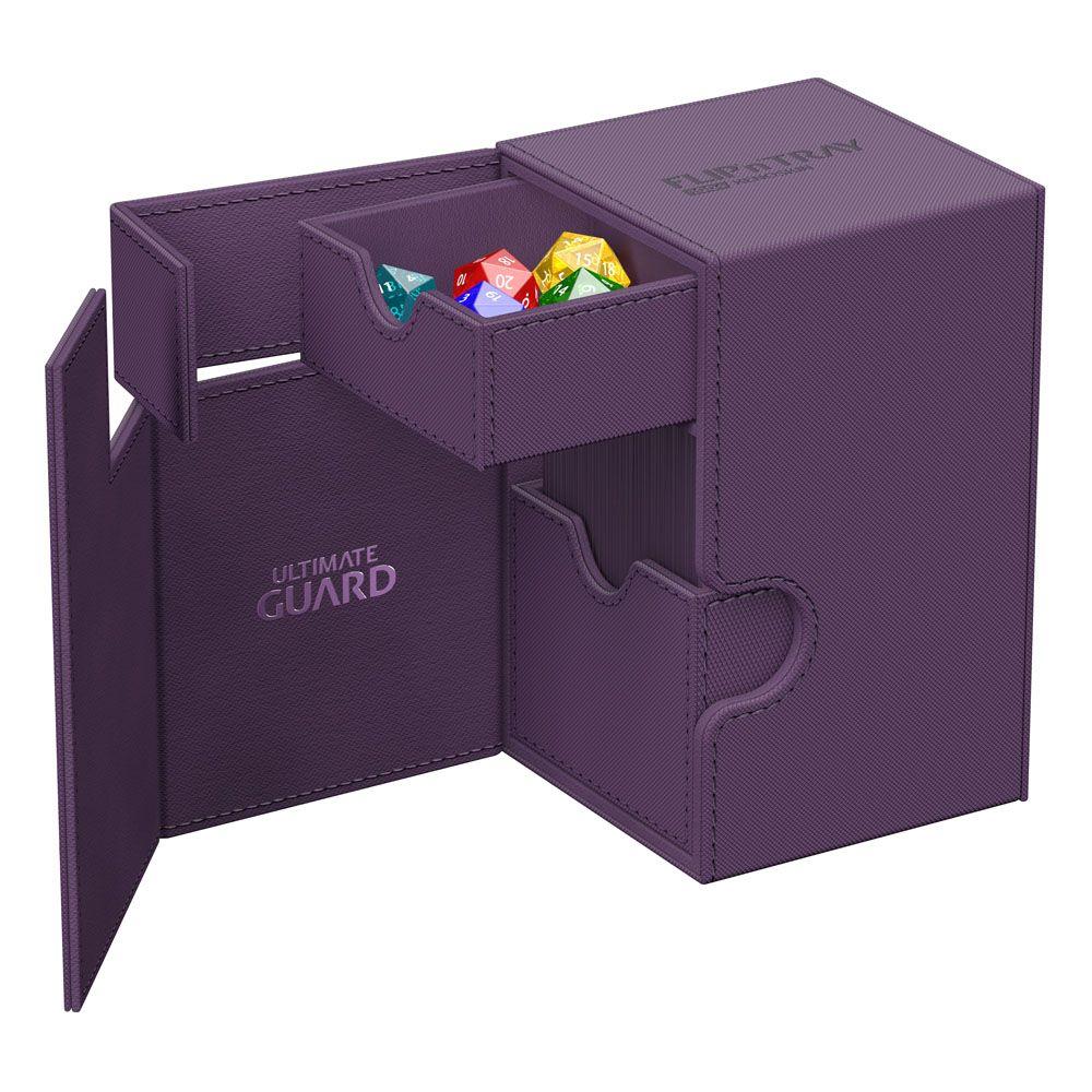 Ultimate Guard Twin Flip'n'Tray 100+ XenoSkin Monocolor Violet