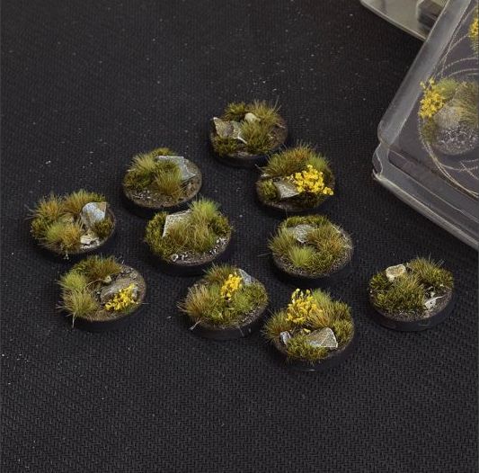 Highland Bases Round 25mm (x10)