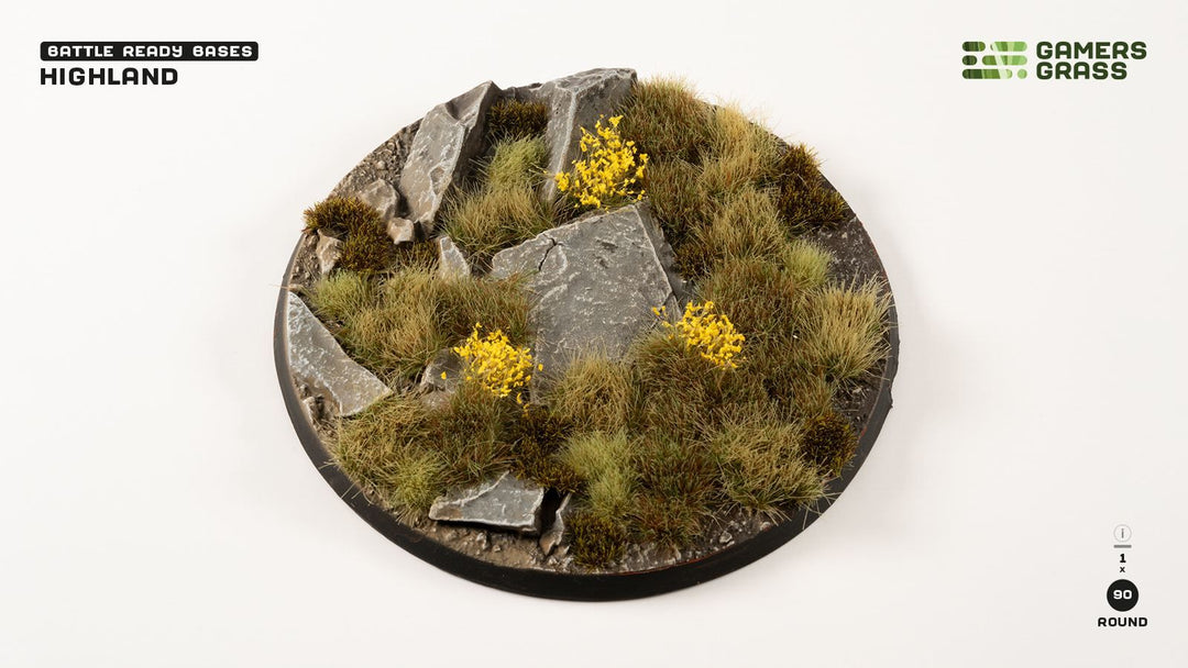 Highland Bases Round 90mm (x1)