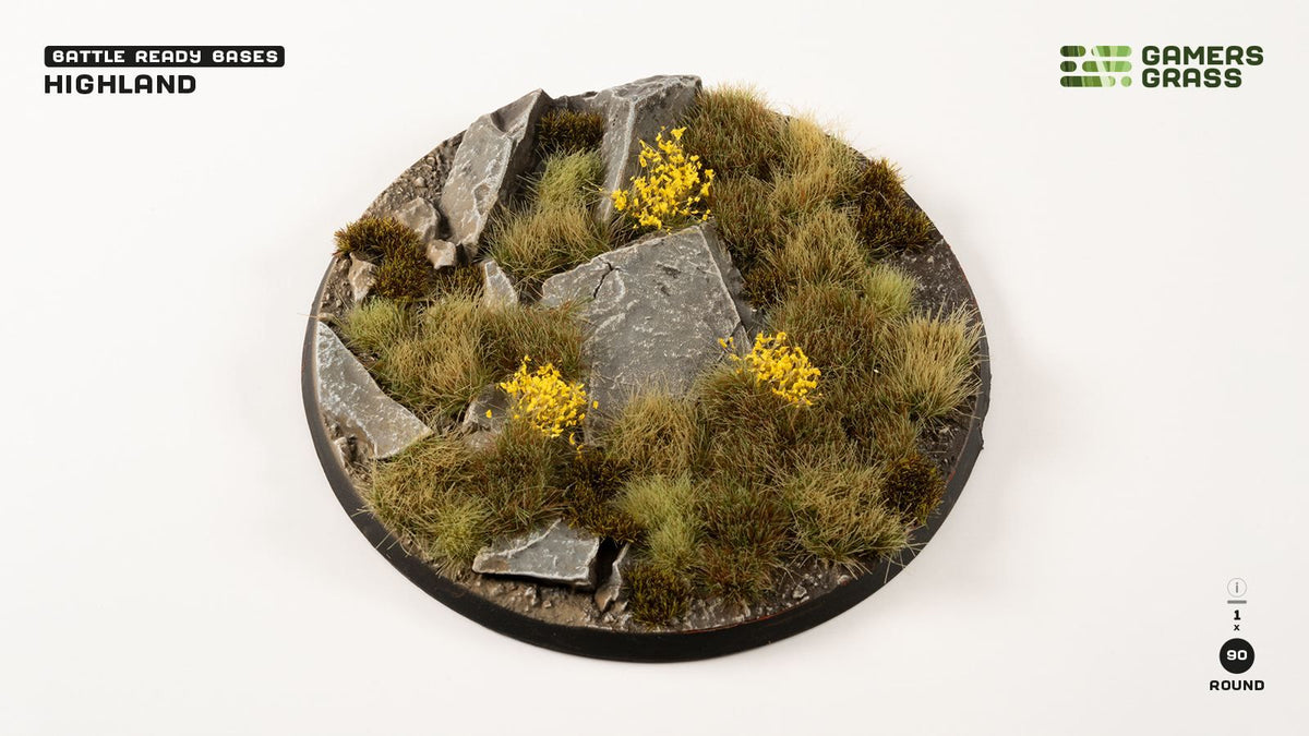 Highland Bases Round 90mm (x1)