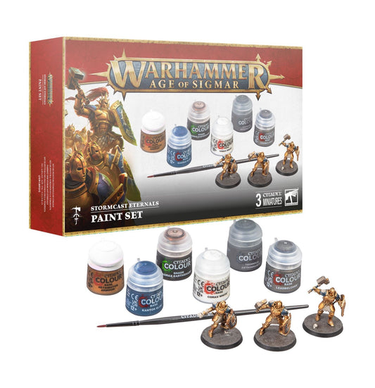 Games Workshop – Citadel Paint Set of the Stormcast Eternals – 3 Liberators, 6 × 12 ml
