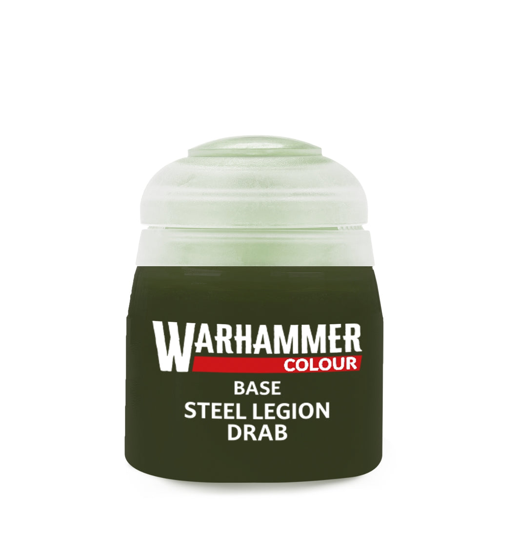 Games Workshop – Warhammer Colour Base Steel Legion Drab – 12 ml