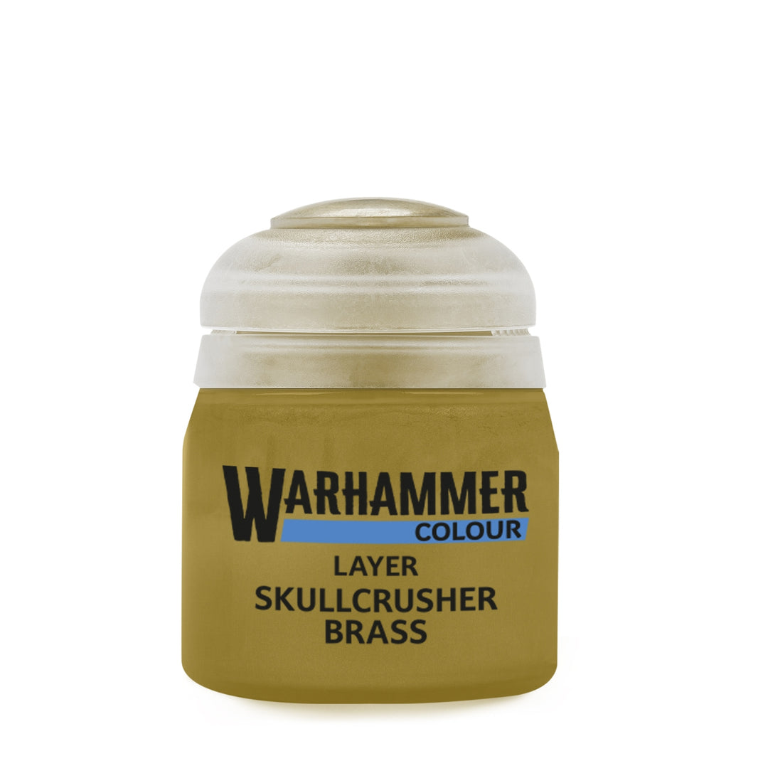 Games Workshop – Warhammer Colour Layer Skullcrusher Brass – 12 ml