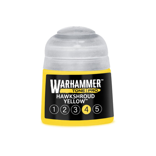 Games Workshop – Warhammer Colour Tone Pro Hawkshroud Yellow 4 – 12 ml