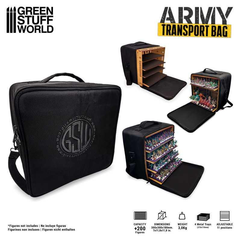 Green Stuff World – Carrying Case for Miniatures – M (18 x 30 x 30 cm)