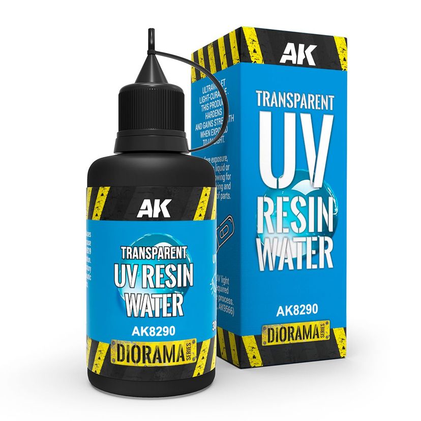 AK Interactive – Transparent UV Resin Water – 30 ml
