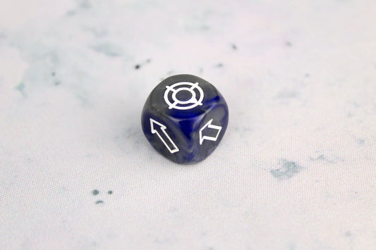 Baron of Dice – Scatter Die Blue Imperial – Abweichungswürfel (abgerundet)