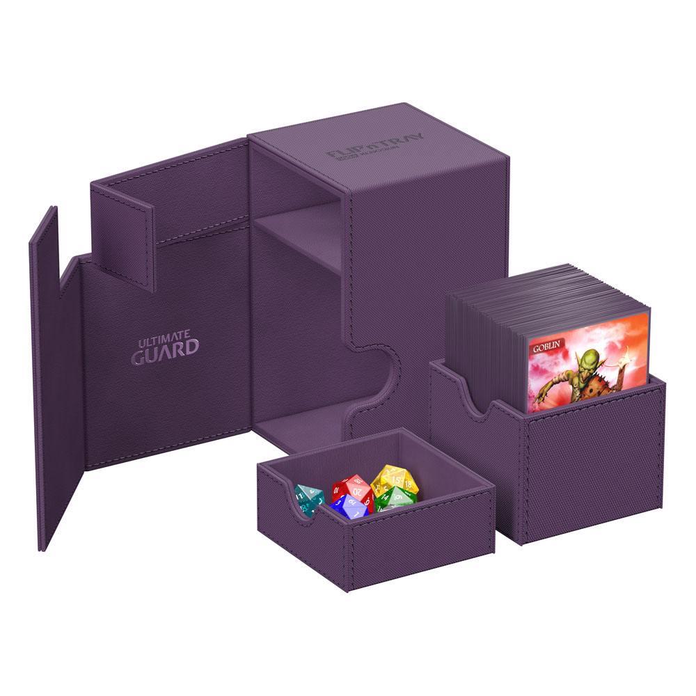 Ultimate Guard Twin Flip'n'Tray 100+ XenoSkin Monocolor Violet