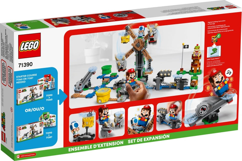 LEGO Super Mario - 71390 Reznors Absturz - Erweiterungsset