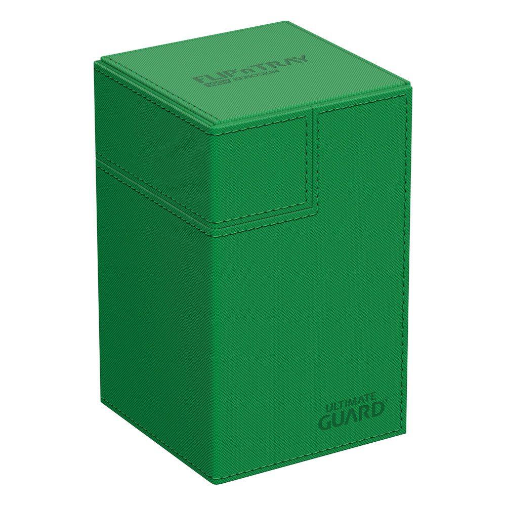 Ultimate Guard Twin Flip'n'Tray 100+ XenoSkin Monocolor Green