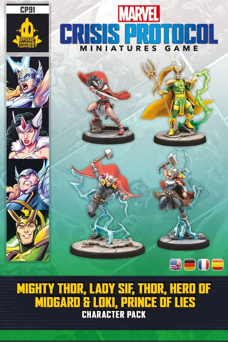 Marvel: Crisis Protocol – Mighty Thor, Lady Sif, Thor & Loki