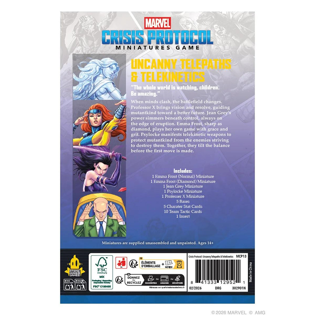 Marvel: Crisis Protocol – Uncanny Telepaths & Telekinetics Character Pack