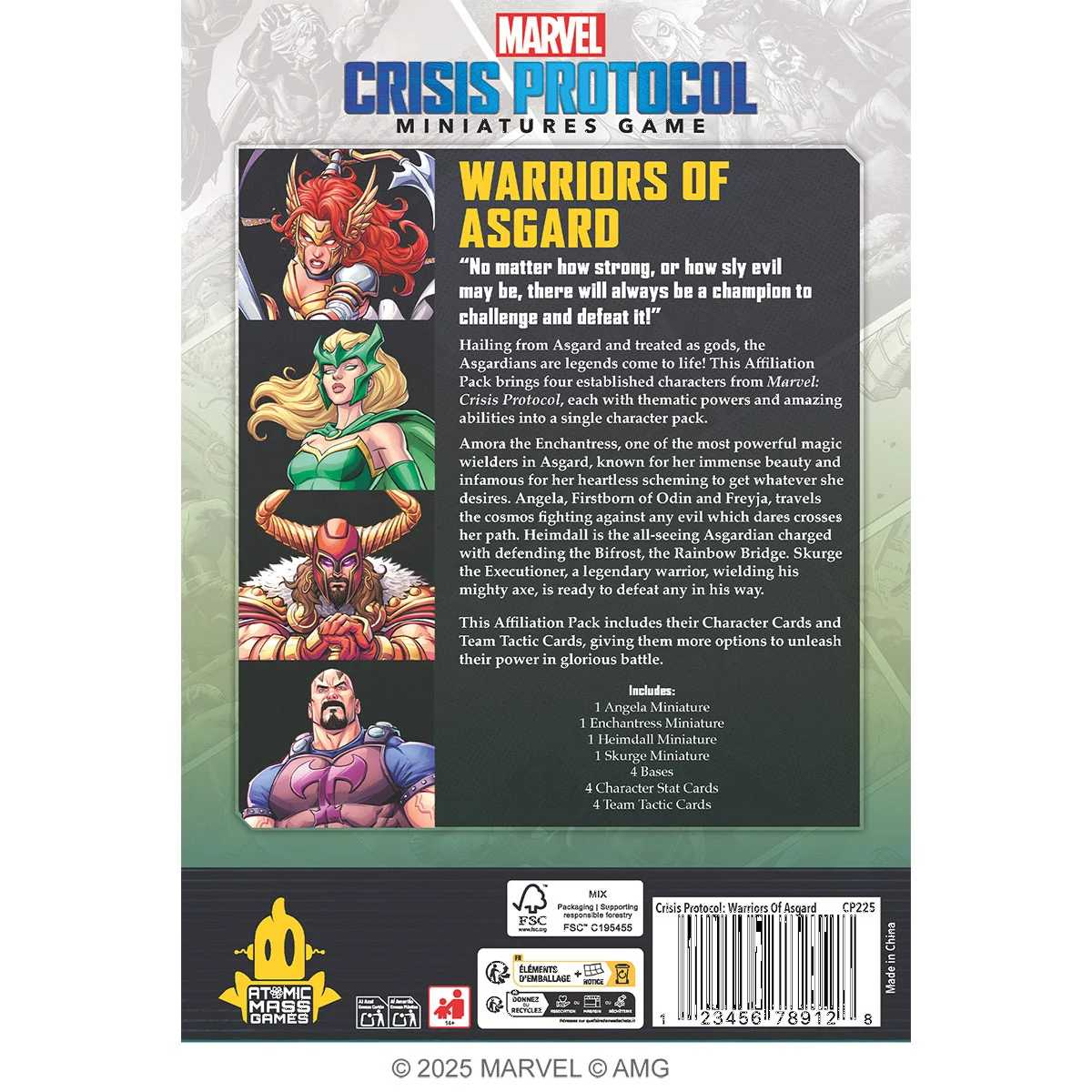Marvel: Crisis Protocol – Warriors of Asgard Affiliation Pack