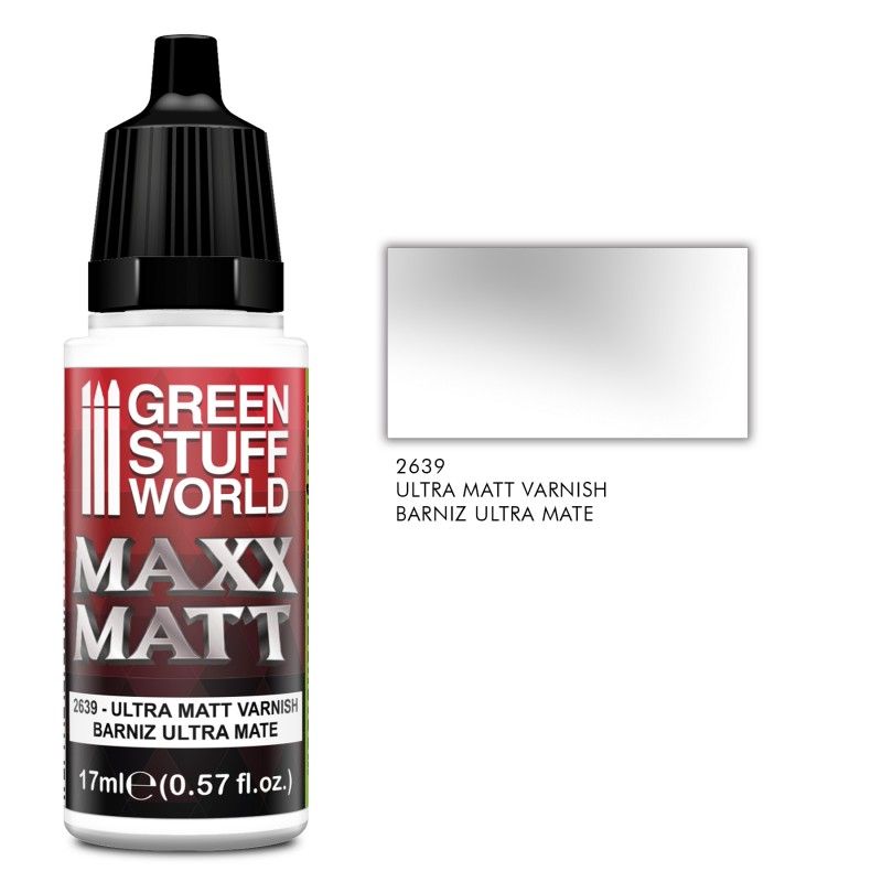 Green Stuff World – Maxx Mattlack – ultramatter Klarlack, 17 ml