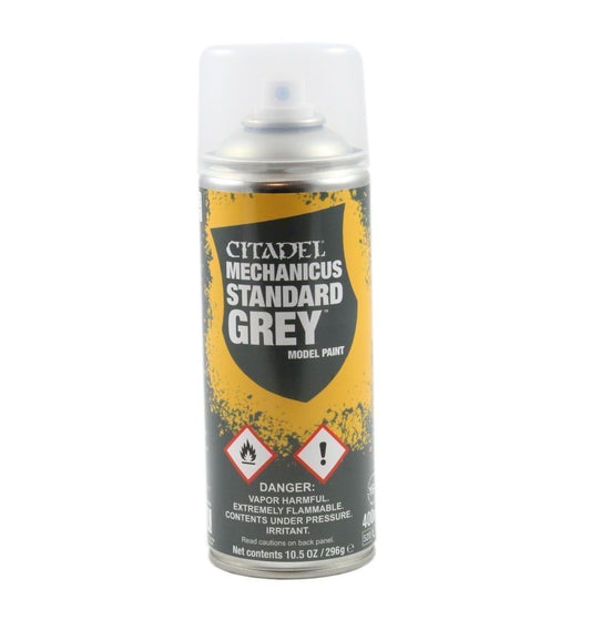 Games Workshop – Warhammer Colour Spray Mechanicus Standard Grey – 400 ml