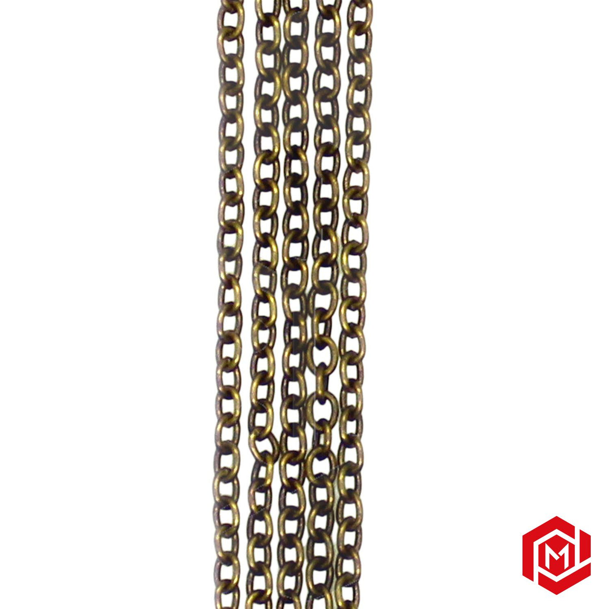 Metallkette Bronzefarben (Ø 1,5 mm) - 1 Meter