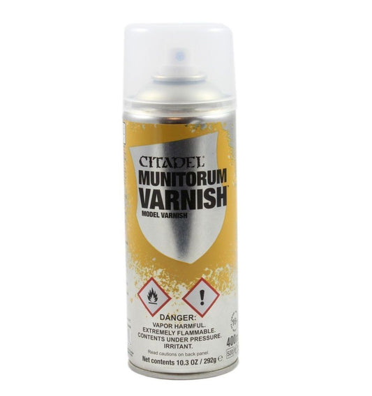 Munitorum Varnish Spray (400ml)
