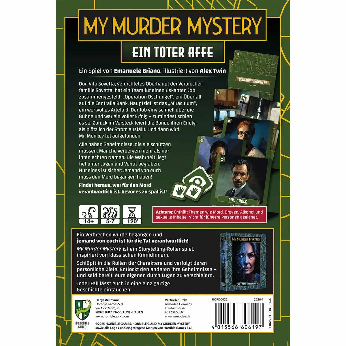 My Murder Mystery: Ein toter Affe