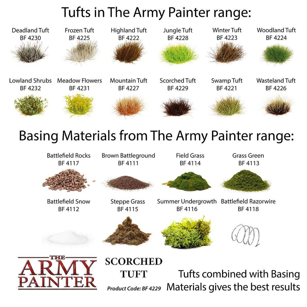 The Army Painter – Battlefields Scorched Tuft – 77 Tufts