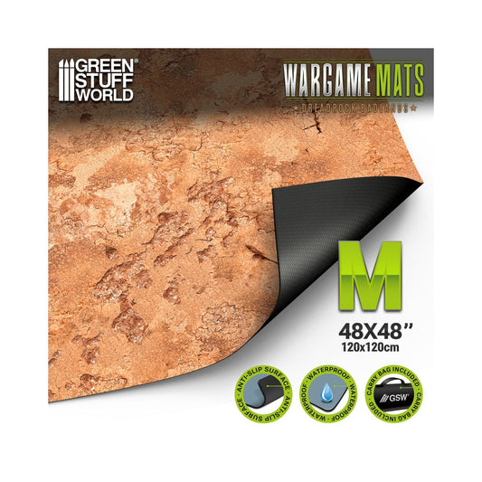 Green Stuff World – Neoprenmatte Dreadrock Badlands – 120 x 120 cm