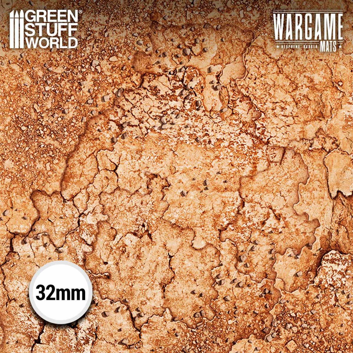 Green Stuff World – Neopren-Spielmatte Dreadrock Badlands – 120 x 180 cm, 2 mm