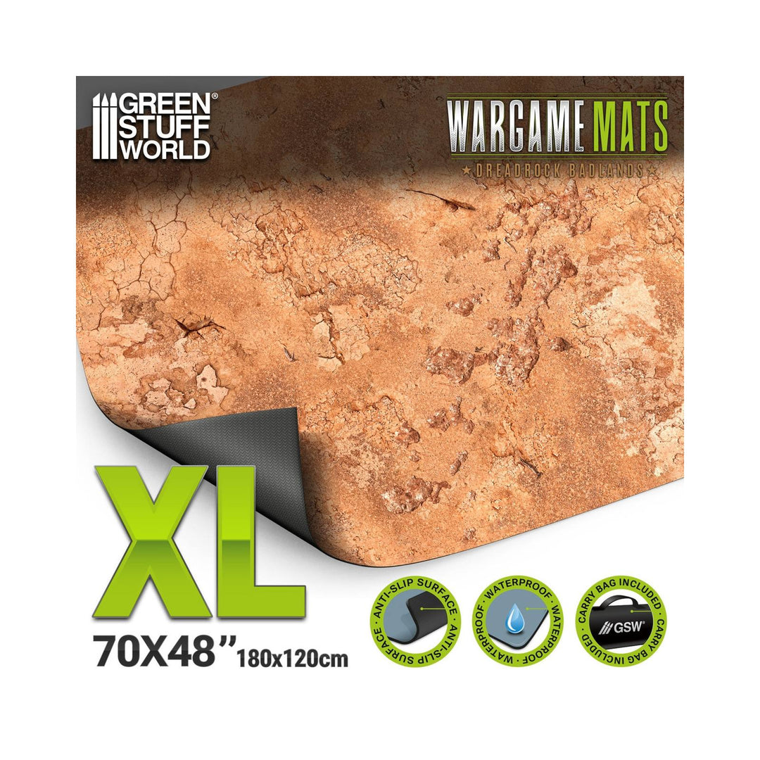 Green Stuff World – Neopren-Spielmatte Dreadrock Badlands – 120 x 180 cm, 2 mm
