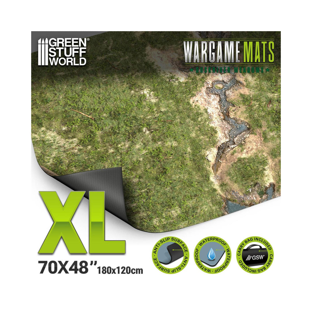 Green Stuff World – Neoprenmatte Duskriver Meadows – 120 x 180 cm, 2 mm